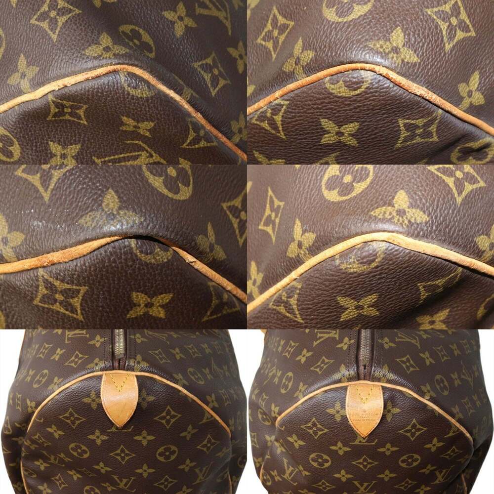 LOUIS VUITTON Brown Monogram Keepall 60 Boston Bag - Picture 6 of 10